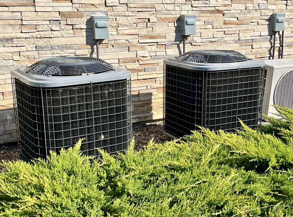 HVAC evaporating and condenser coils